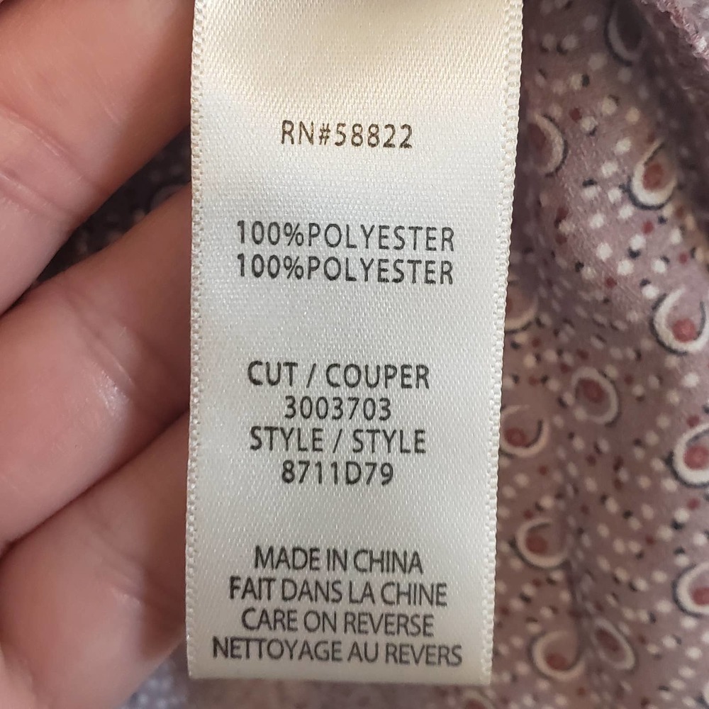 Max Studio Ruffle Front Faux Wrap Top - Picture 9 of 11